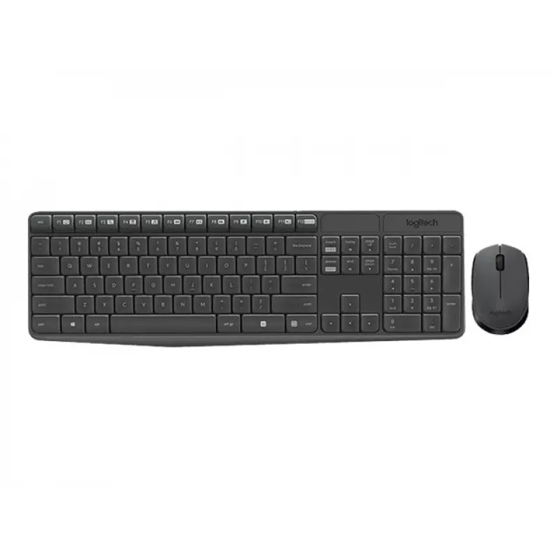 Logitech teclado MK235 inalámbrico teclado+ratón Gris CZ