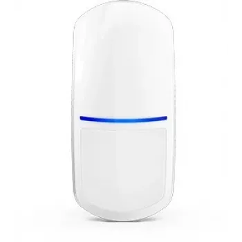 Detector de movimiento SATEL schlank-PIR-PRO — sensor PIR y de microondas dual, detección hasta 24 m, ángulo de 90°, blanco