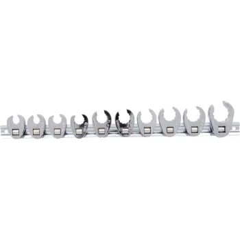 Juego de llaves de vaso acodadas abiertas de 12 puntas 3/8 KS TOOLS, 10 piezas 10-22 mm (913.3900)