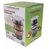 Esperanza Steam Volcano EKG009 Vaporera, 3 cestas, 400 W