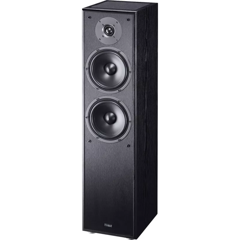 Altavoz de suelo de estudio Monitor Magnat Monitor S80 ATM — activo de campo cercano 2,5 vías, 160 W RMS, 26–38.000 Hz, 4 Ω, negro