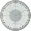 Reloj NeXtime 8125 Fancy Round, Ø43 cm, pared, blanco/plata