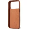 Mujjo Full Leder Case MagSafe funda para iPhone 17 Pro marrón