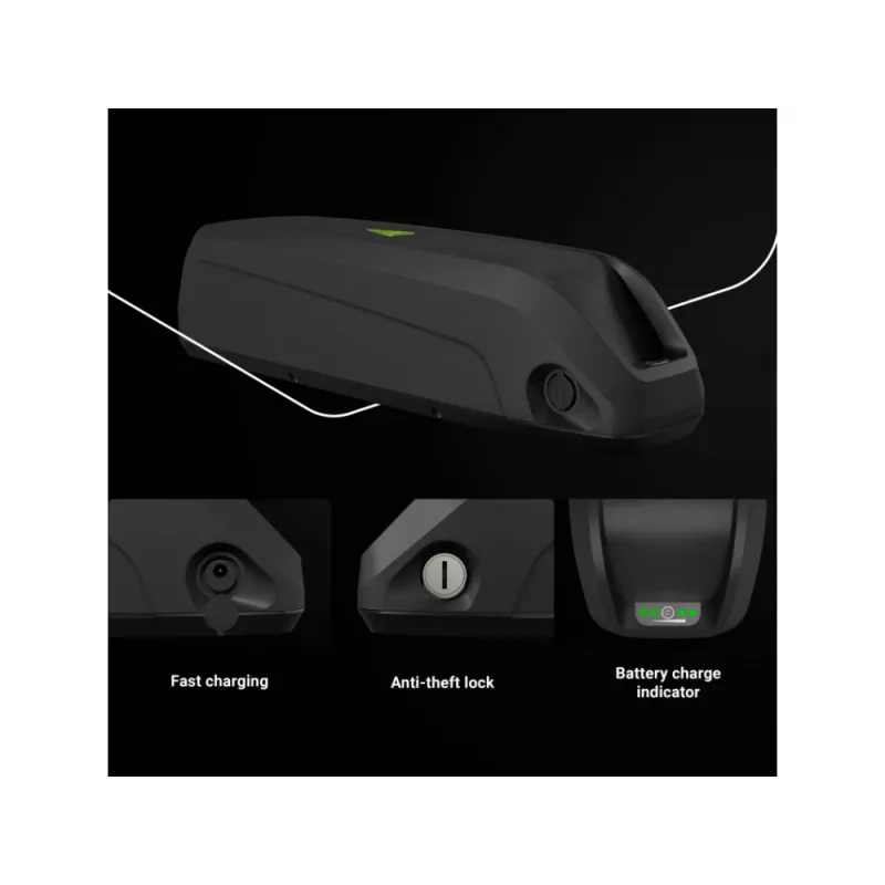 Batería Green Cell EBIKEGCF03 48V 14500mAh Litio-Ion Negro