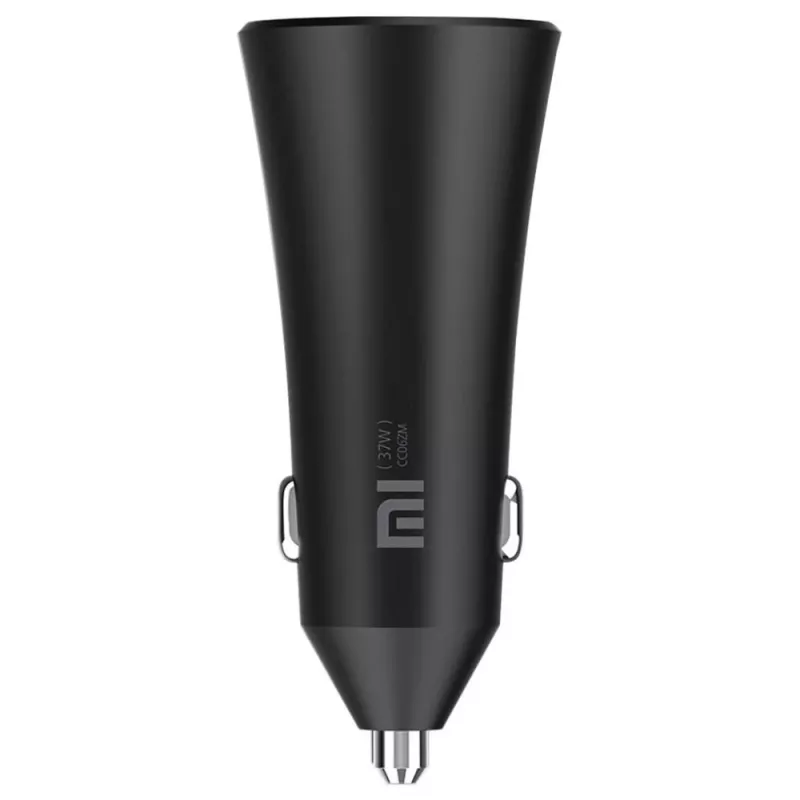 Cargador de coche Xiaomi 37 W doble puerto negro, negro