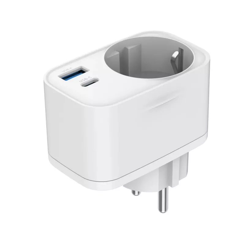 CARGADOR USB UNIVERSAL 20W BLANCO/2P AC TA-ACPDQC20-01-W GEMBIRD