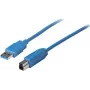 Cable USB ShiverPeaks 5 m USB 3.2 Gen 1 USB A a USB B azul