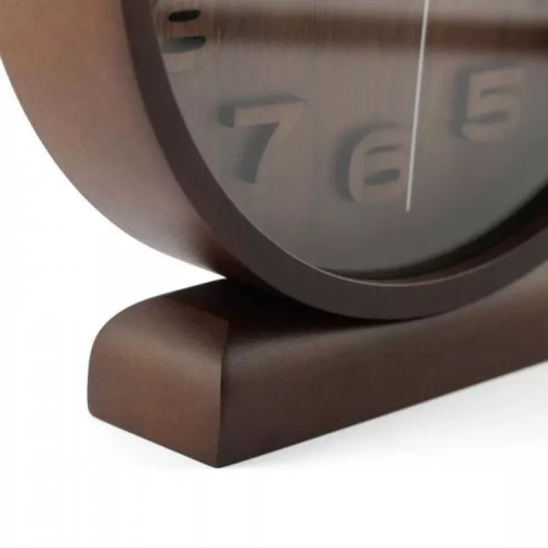 Reloj de pared NeXtime 5192gs Wood Wood Small, 22x20 cm, pared, madera, gris