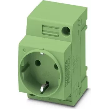 Phoenix Contact base de enchufe para carril DIN EO-CF/UT/GN contenido: 1 ud. (804025)