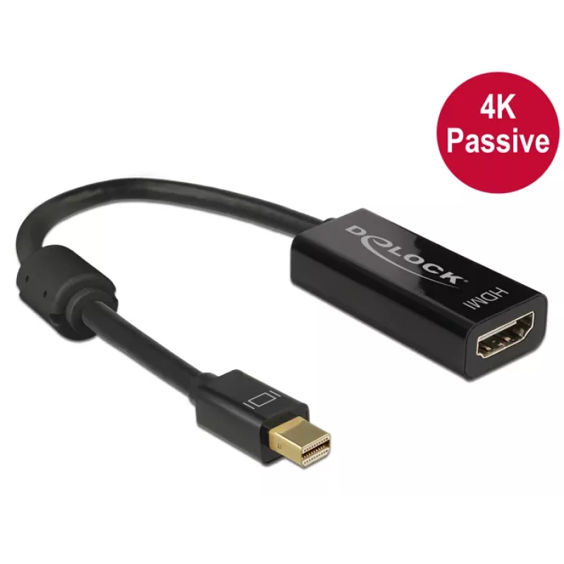 Adaptador de cable de vídeo DeLOCK 62613 Mini DisplayPort a HDMI