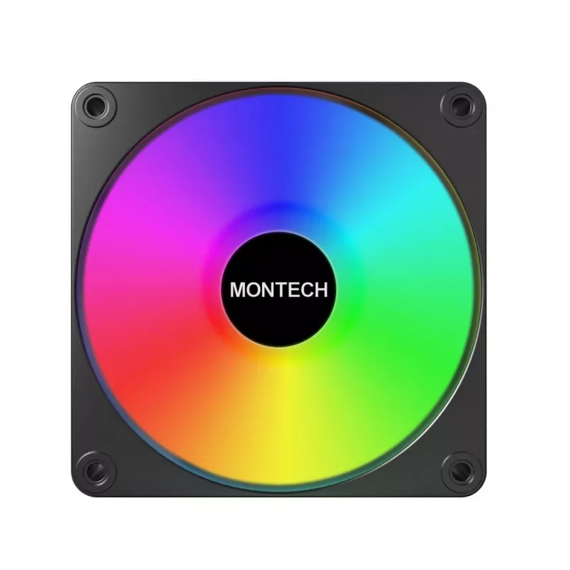 Montech GF120 V2 ARGB módulo ventilador para caja de ordenador 12 cm negro 1 ud.