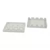 Synergy21 Keystone, soporte de módulo, patch panel para 4 módulos TP, montaje en superficie, blanco (ABS)
