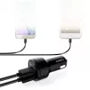 CC-T8 cargador de coche ultrarrápido 2xUSB 3.0 6A 36W + cable Micro-USB de 1 m