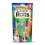INABA Churu Rolls receta de pollo envuelto en receta de atún - Snack para gatos - 4x10 g