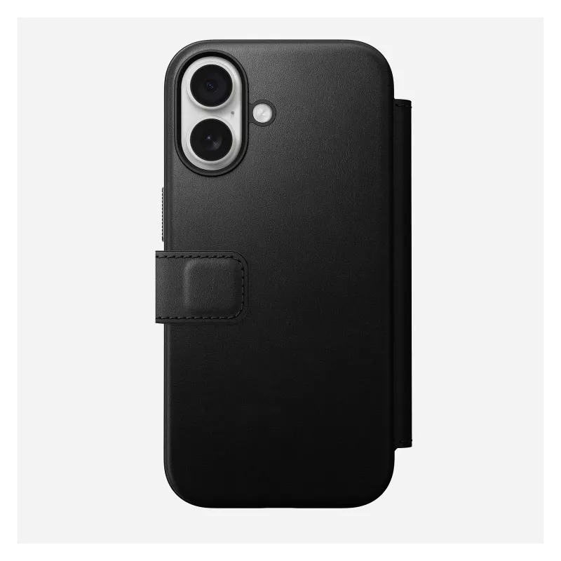 Funda tipo folio para móvil Nomad Modern Leather Folio para Apple, compatible con pantallas de hasta 16 cm (6,3