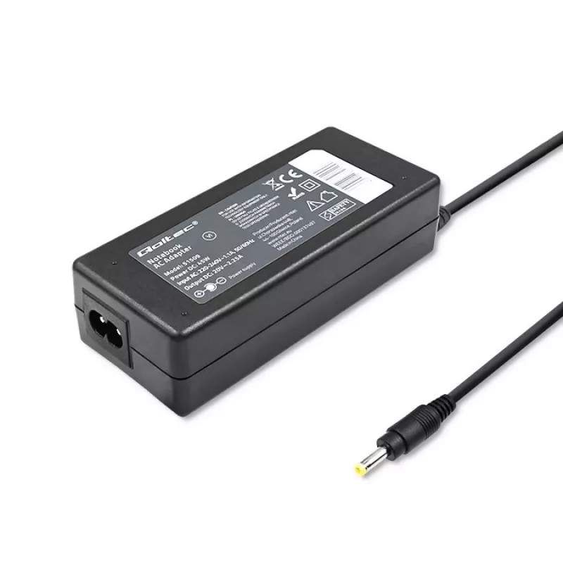 Qoltec 51509 45W fuente de alimentación para Lenovo | 45W | 20V | 2,25A | 4,0*1,7 | +cable de alimentación