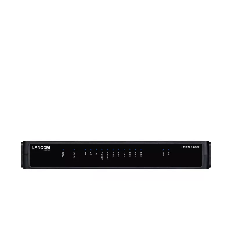 Router LANCOM 1803VA Negro 1 Ventilador SNMP Ethernet 10 100 1000 Mbit/s
