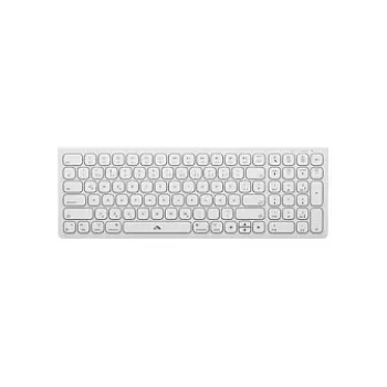 Alogic Echelon Compact Teclado USB-C BT alemán + ratón blanco - Teclado - USB Type-C - Teclado - USB Type-C