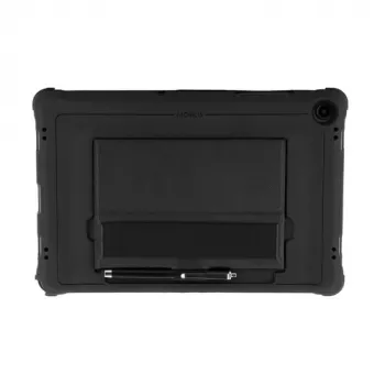 Mobilis PROTECH - Tapa trasera para tablet - con soporte y correa de mano, reforzada - Negro - para Samsung Galaxy Tab A9+ (053025)