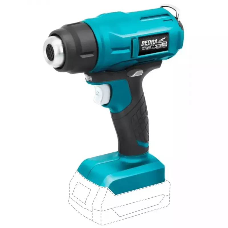 Pistola de aire caliente Dedra DED7058 2000W con temperatura regulable