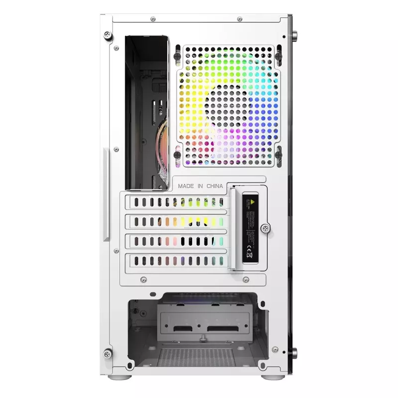 Carcasa LOGIC ATOS ARGB Mini USB 3.0 Blanca