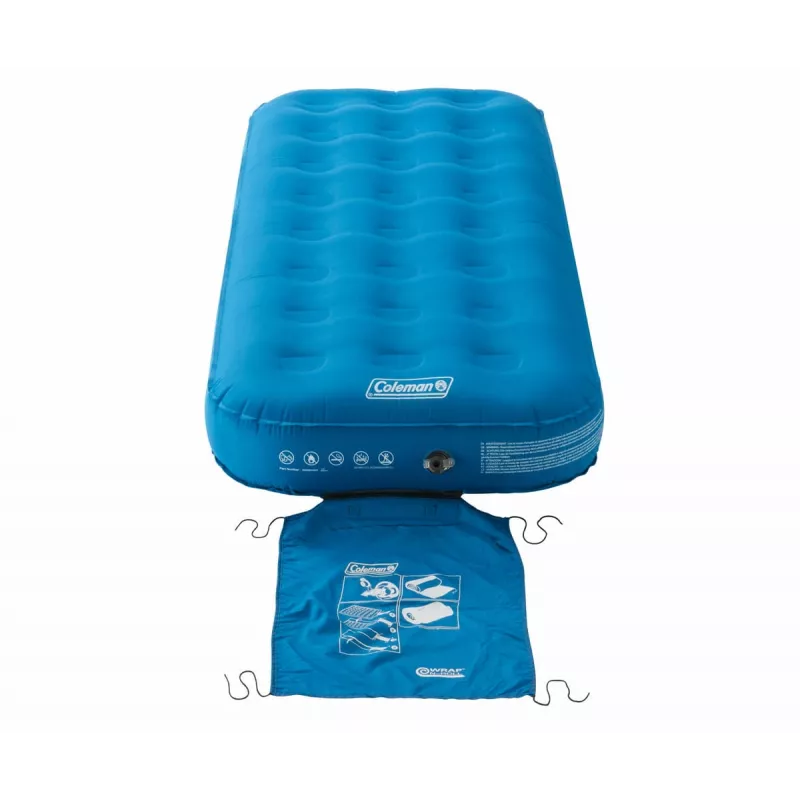 COLEMAN colchón de aire Extra Durable individual - azul 2,2 kg largo 198 cm ancho 82 cm alto 22,5 cm (2000031637)