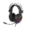 Auriculares gaming Havit RGB negros 2016D con cable y diadema