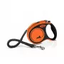 Correa de arrastre Flexi Xtreme 5 m, naranja/negra, mediana (hasta 35 kg)