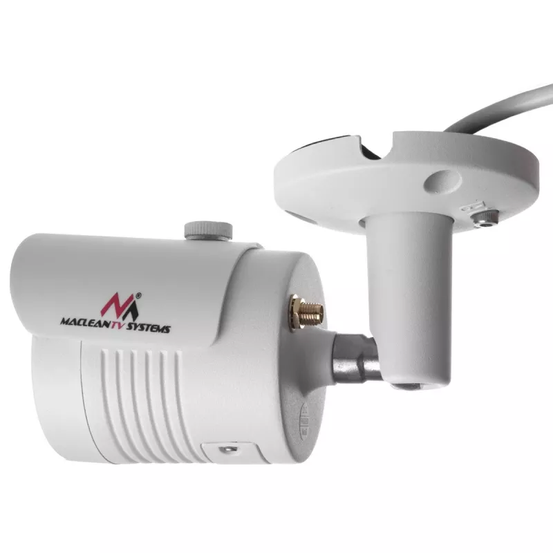 Cámara IP Maclean IPC WiFi 5MPx exterior, con sirena, CMOS 1/2.5, H.264/H.264+/H.265/H.265+/JPEG/AVI, Onvif, MCTV-516