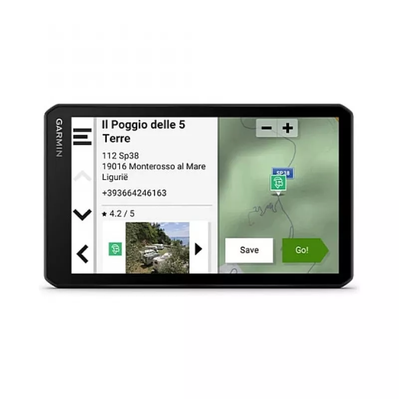 Garmin CamperCam 795 MT-D EU navegador GPS, pantalla táctil TFT de 17,6 cm (6,95"), 1024 x 600, microSD, negro