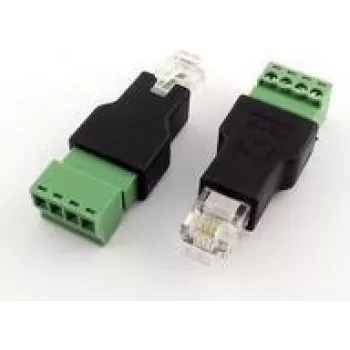 Cable TK conector macho RJ11 6P4C regleta de bornes/contacto de tornillo - cable - teléfono (STT-RJ11)