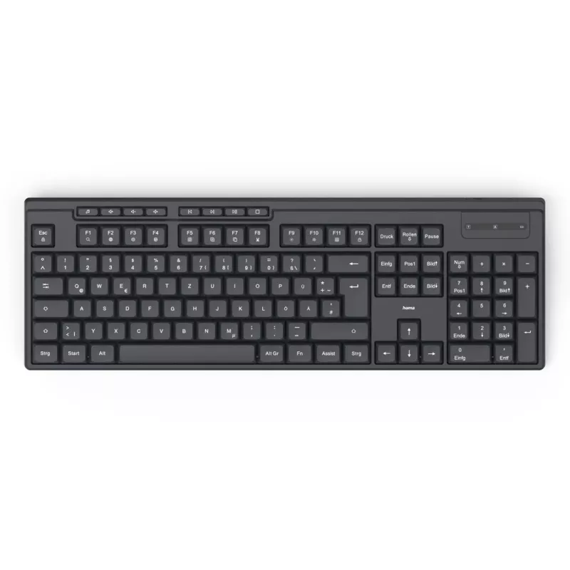 Conjunto de teclado y ratón WKM-200 negro