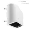 Cortina de aire Adler AD 7753 negra, blanca 2000 W