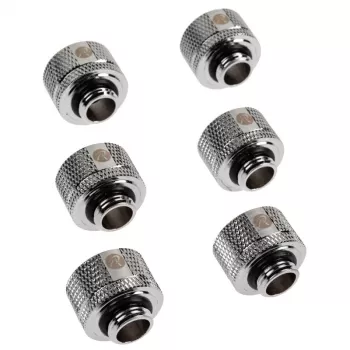 RAIJINTEK PELIAS SILVER D141806 — set de 6 aspas de ventilador de refrigeración plateadas/accesorios