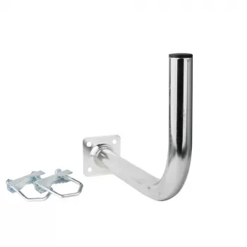 Soporte de balcón Extralink L400 400mm con abrazaderas en U M8 Acero galvanizado