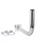 Soporte de balcón Extralink L400 400mm con abrazaderas en U M8 Acero galvanizado