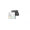 Higrómetro, termómetro y reloj combinados MOVA MTHM01 – unidad interior digital para medir la humedad relativa y la temperatura, compacta para escritorio, estantería o pared