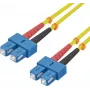 Cable de red de fibra óptica helos 216668 9/125µm OS2 SC-SC dúplex 15 m