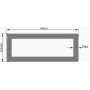 Tubo vacío EUROLITE 14x5,5mm transparente tira LED 2m (51202702)