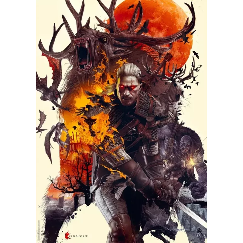 Puzle Good Loot Gaming Puzzle: The Witcher Monsters, 1000 piezas