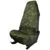 Funda de asiento para coche IWH 074013 — ajuste universal, estampado de camuflaje, material resistente