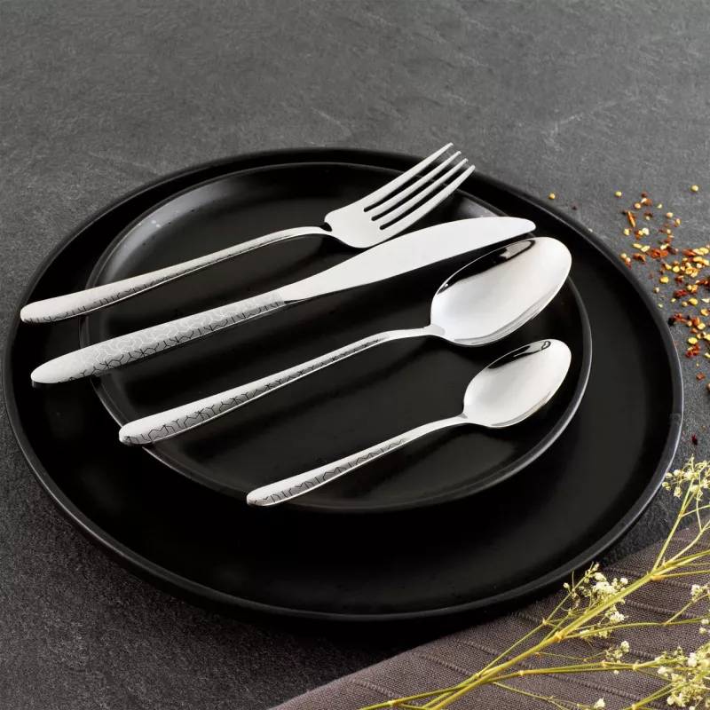 Cubertería Russell Hobbs BW04303EU7 24 uds. acero inoxidable – tenedores, cuchillos, cucharas