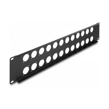 Accesorio para patch panel DeLOCK 88055 montaje en rack 2U negro