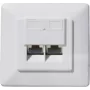 Toma de superficie Cat 6A apantallada helos 74276-SET 2 puertos