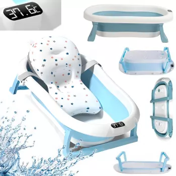 Bañera infantil Extralink EX.20994 Azul con termómetro LED integrado