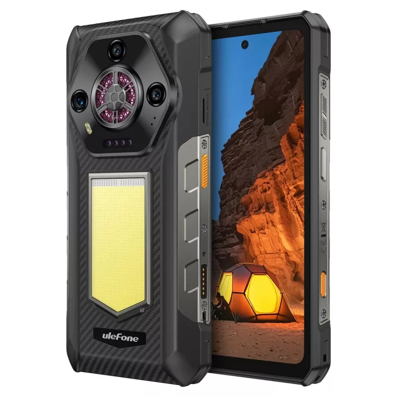 Smartphone robusto UleFone Armor 30 4G con Helio, 12 GB RAM, 512 GB almacenamiento, negro, clase energética A