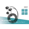 Cable de carga para VE Digitus 5 m Type 2 a Type 2 32 A 240 V