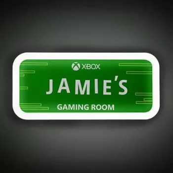 Lámpara de mesa Paladone Light up Room Sign PP11615XBV2 diseño Xbox