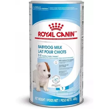 Leche en polvo para cachorros Royal Canin Babydog Milk 400 g — sabor aves, 33% proteína, 39% grasa, vitaminas y minerales