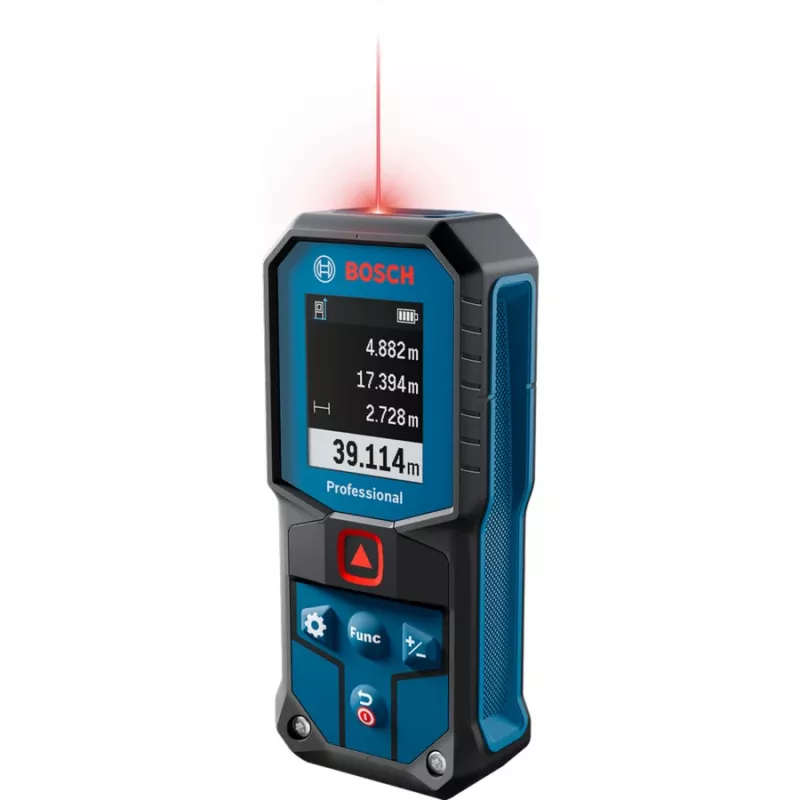 Medidor láser de distancias GLM 40-31 Professional (azul/negro, alcance 50 m, línea láser roja)
